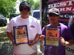 Small Boat winners Leng Vang and Thomas Vang